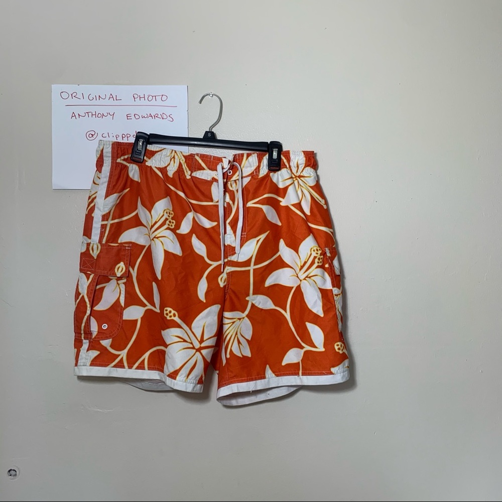 Men’s Colorful Patterned Swim Trunks